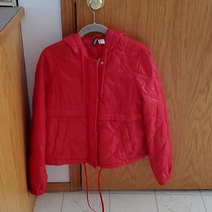 H & M Red Quilted Jacket